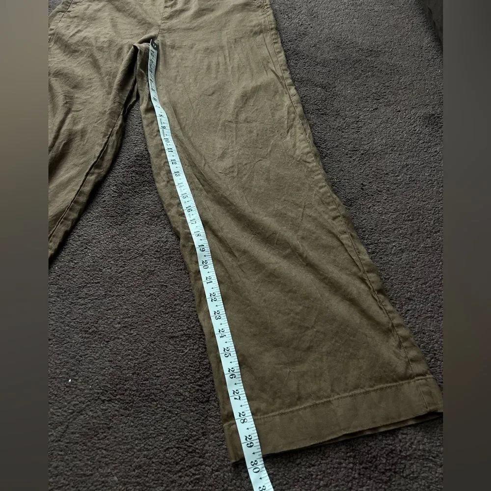 Chico’s Linen Blend Camel Pull On Pants - Picture 14 of 14